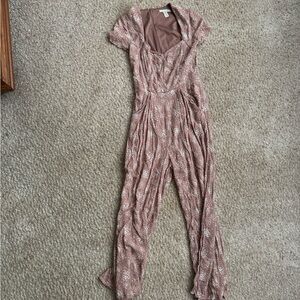 Pink urban outfitters romper/ jumpsuit